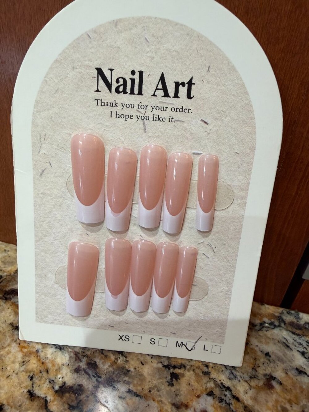 NAILS FRENCH MANICURE LONG